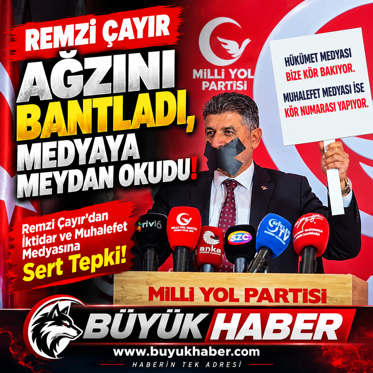 Milli Yol Partisi Genel Başkanı Remzi Çayır,